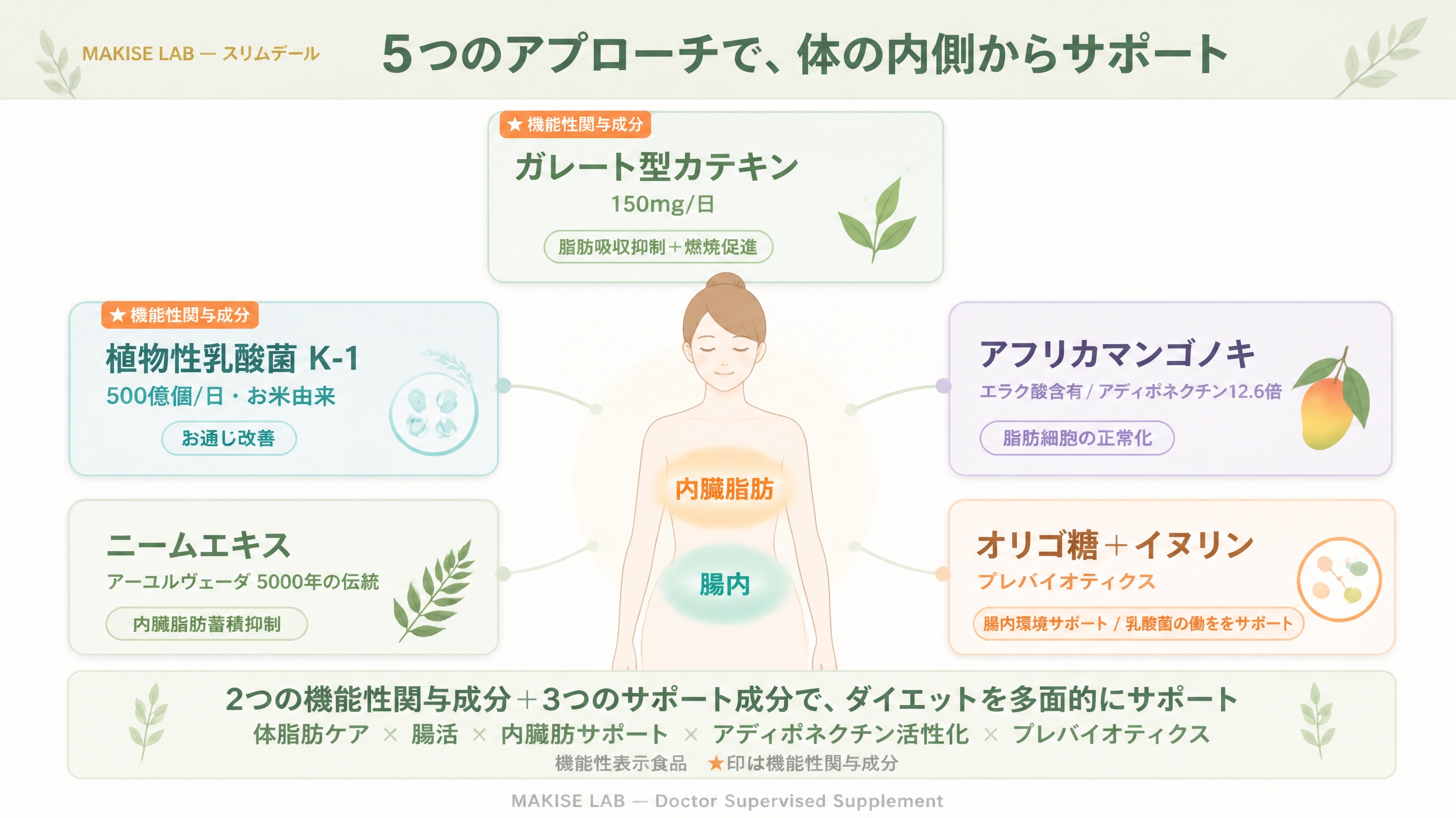 スリムデール5成分