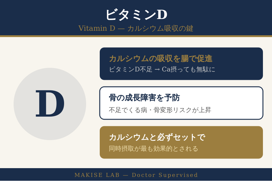 ビタミンD・乳酸菌・鉄